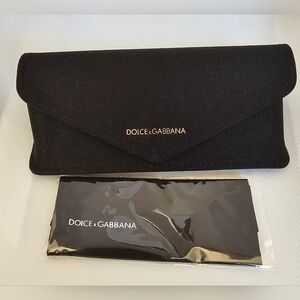 Dolce & Gabbana Elegant Black Glasses Case